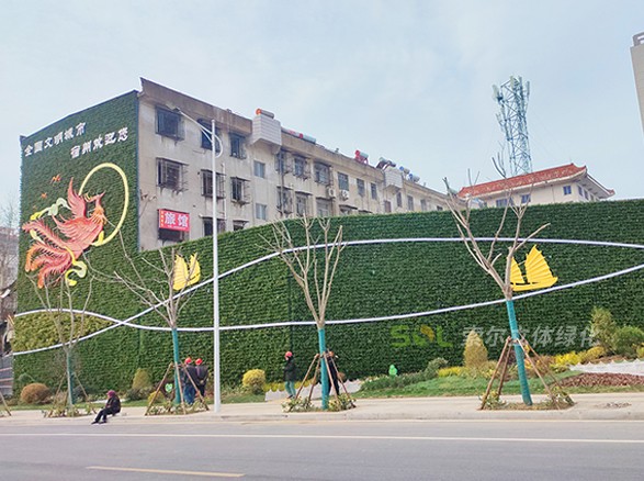 宿州老舊小區(qū)景觀提升立體綠化項(xiàng)目