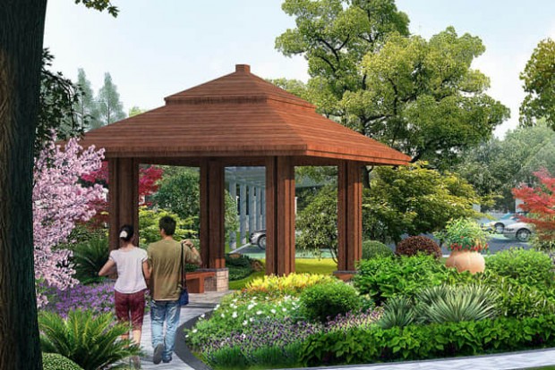 園林構筑物設計效果圖