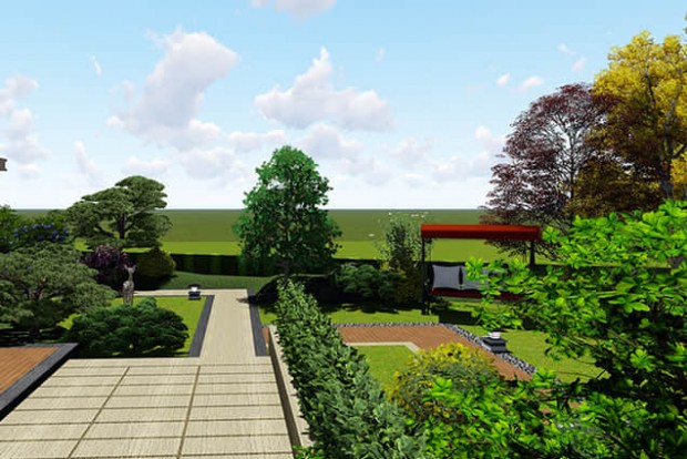 庭院植被設(shè)計(jì)效果圖