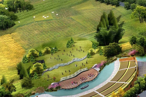 鄉(xiāng)村田園景觀設計效果圖