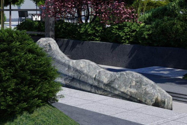 庭院石景設(shè)計(jì)效果圖