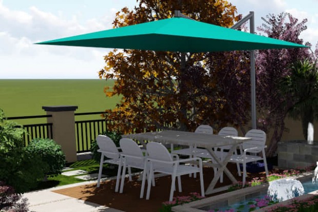 園林景觀小品設計效果圖