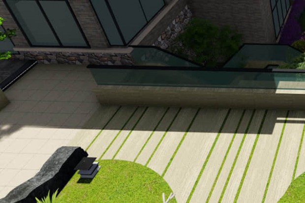 庭院硬質(zhì)鋪裝設(shè)計(jì)效果圖